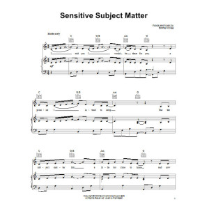 Sensitive Subject Matter
