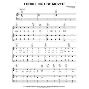 I Shall Not Be Moved