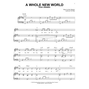 A Whole New World (from Aladdin)