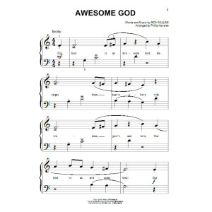 Awesome God (arr. Phillip Keveren)
