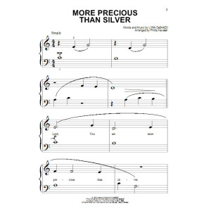 More Precious Than Silver (arr. Phillip Keveren)