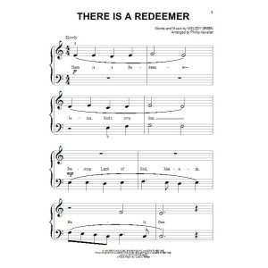 There Is A Redeemer (arr. Phillip Keveren)
