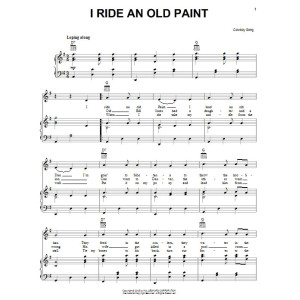 I Ride An Old Paint