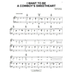 I Want To Be A Cowboy's Sweetheart
