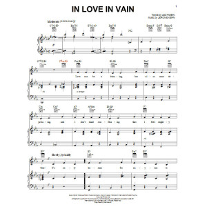 In Love In Vain