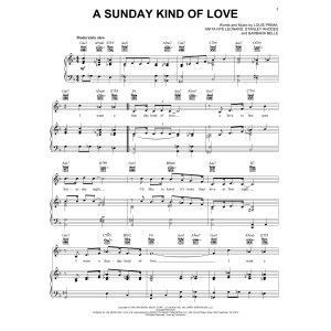 A Sunday Kind Of Love