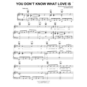 You Don't Know What Love Is
