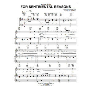 (I Love You) For Sentimental Reasons