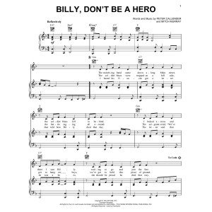 Billy, Don't Be A Hero