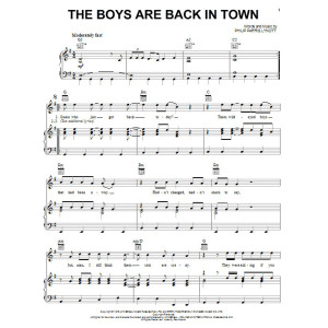 The Boys Are Back In Town