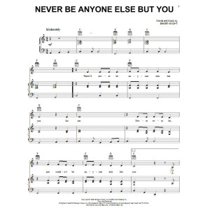 Never Be Anyone Else But You