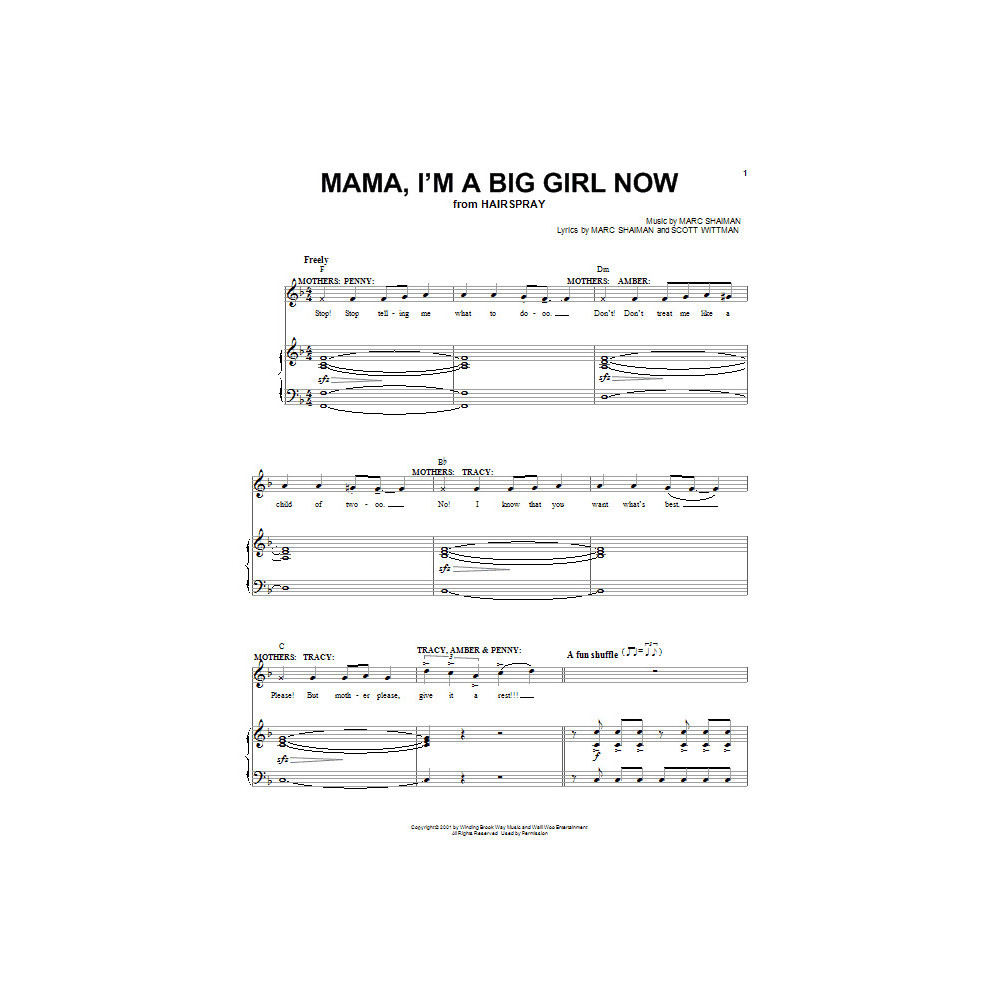 Mama, I'm A Big Girl Now