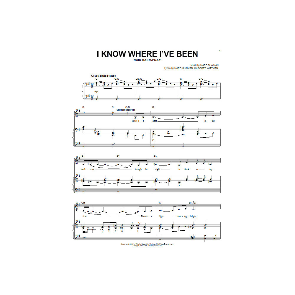 I Know Where I've Been (from Hairspray)