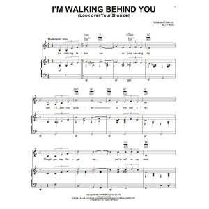 I'm Walking Behind You (Look Over Your Shoulder)