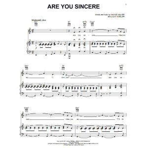 Are You Sincere