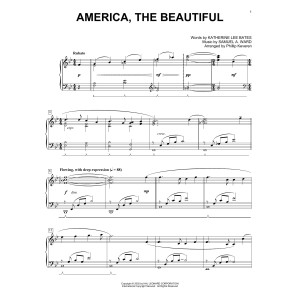 America, The Beautiful (arr. Phillip Keveren)
