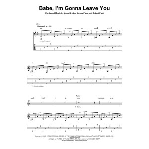 Babe, I'm Gonna Leave You