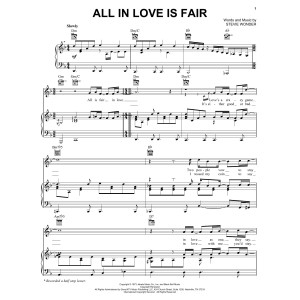 All In Love Is Fair