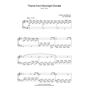 Piano Sonata No. 14 In C Minor (Moonlight) Op. 27 No. 2 First Movement Theme