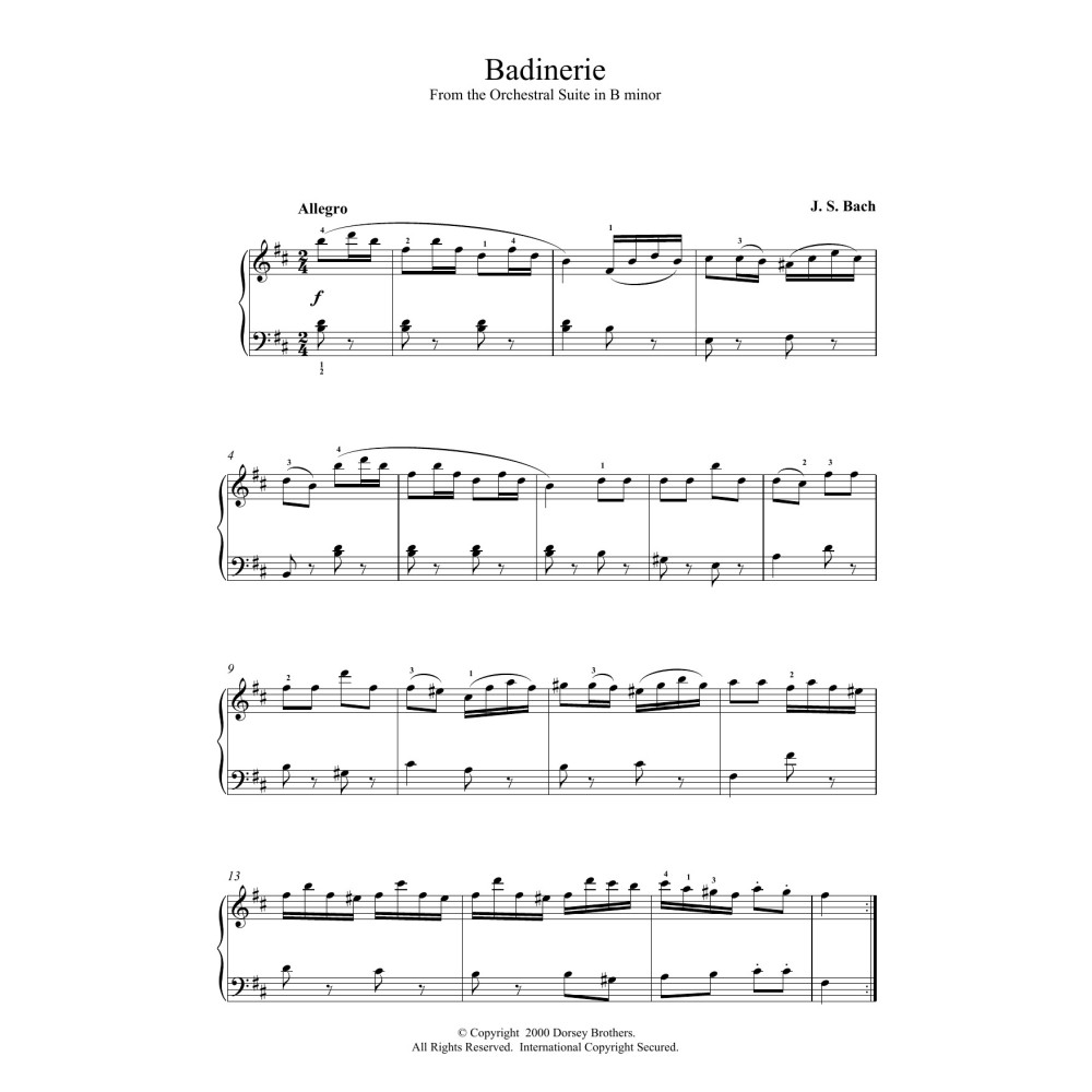 Badinerie (from Orchestral Suite No. 2 in B Minor)