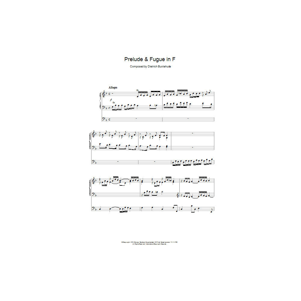 Prelude & Fugue in F