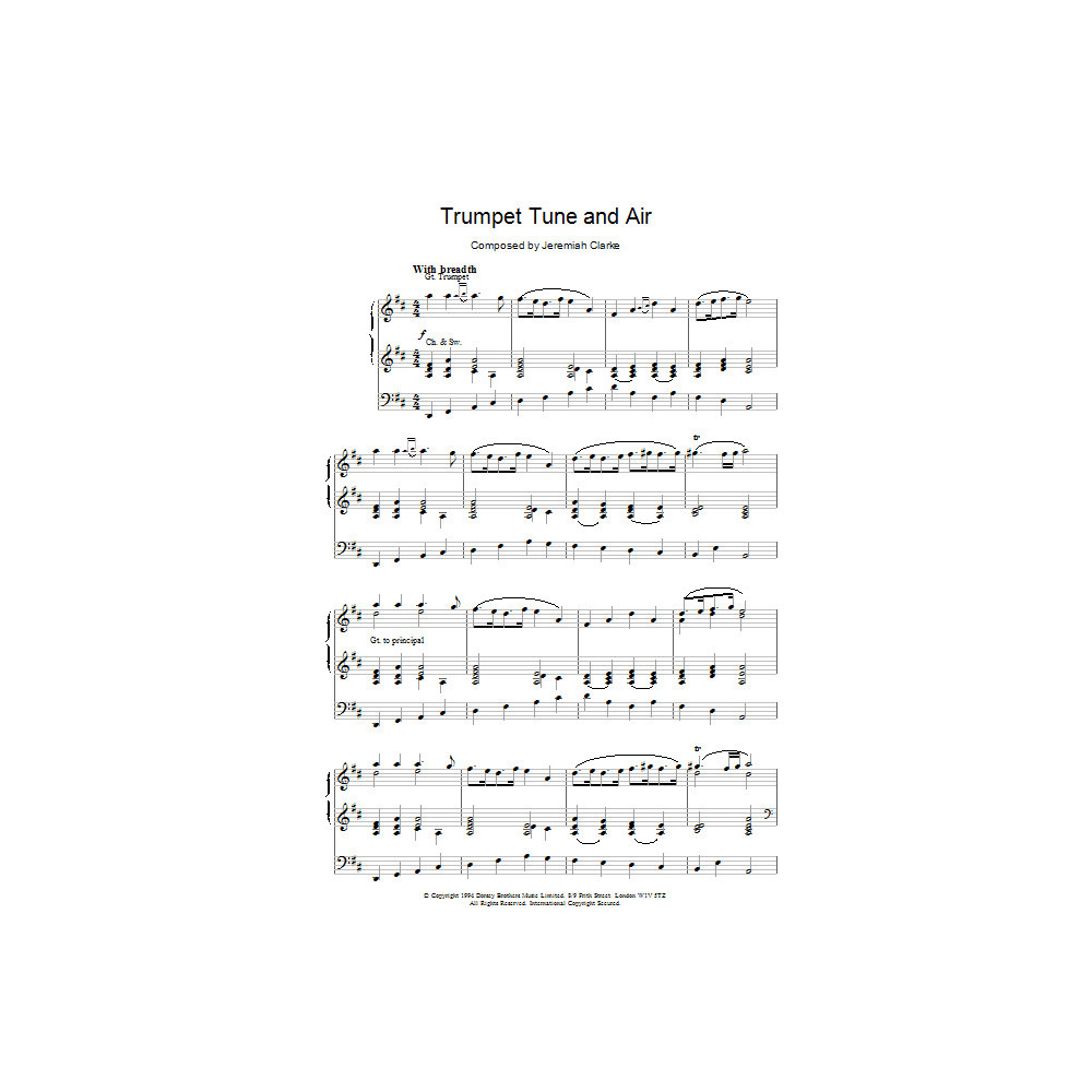 Trumpet Tune And Air