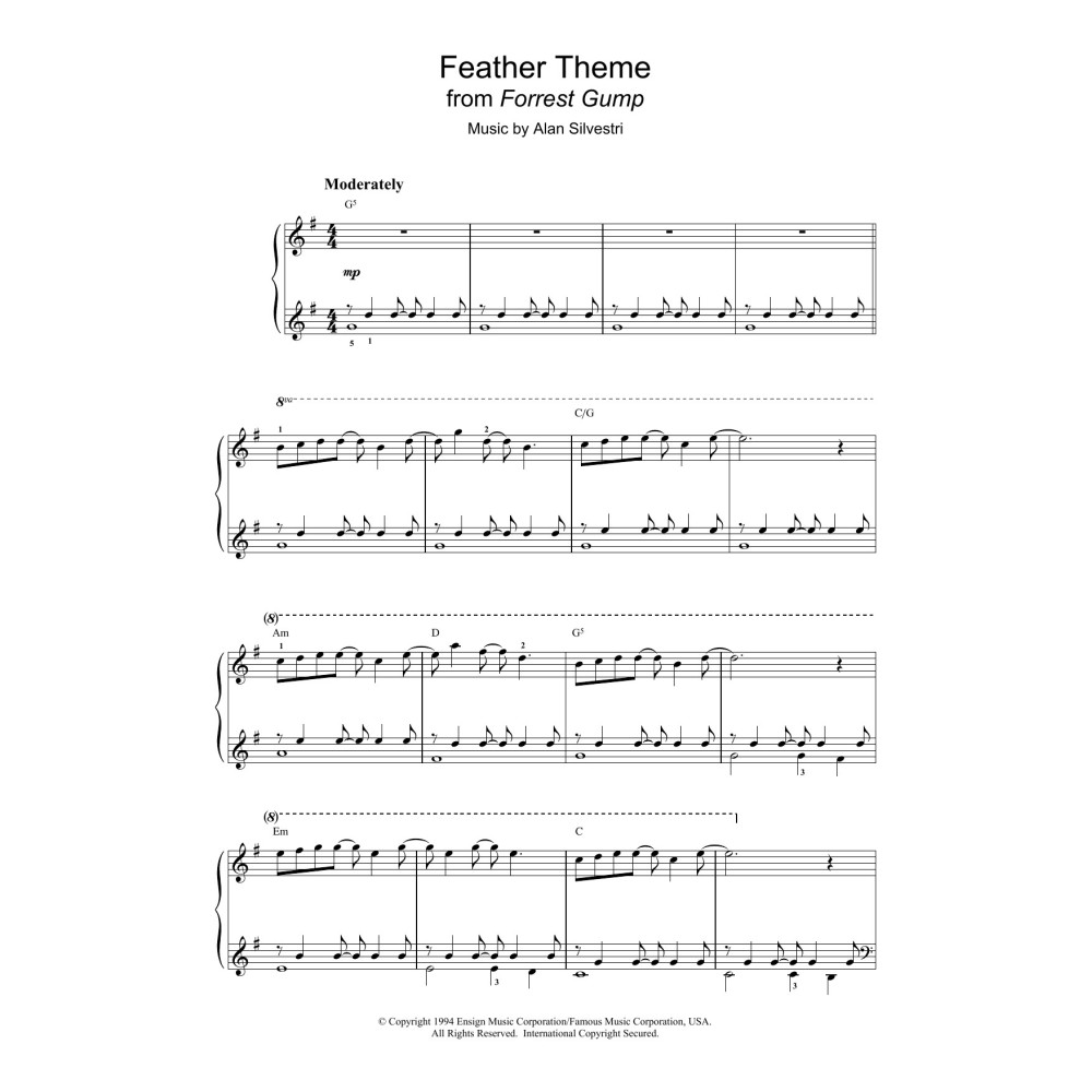 Forrest Gump - Main Title (Feather Theme)