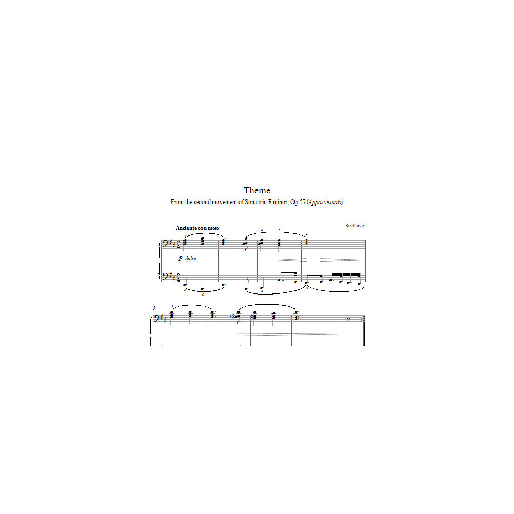 Appassionata Theme