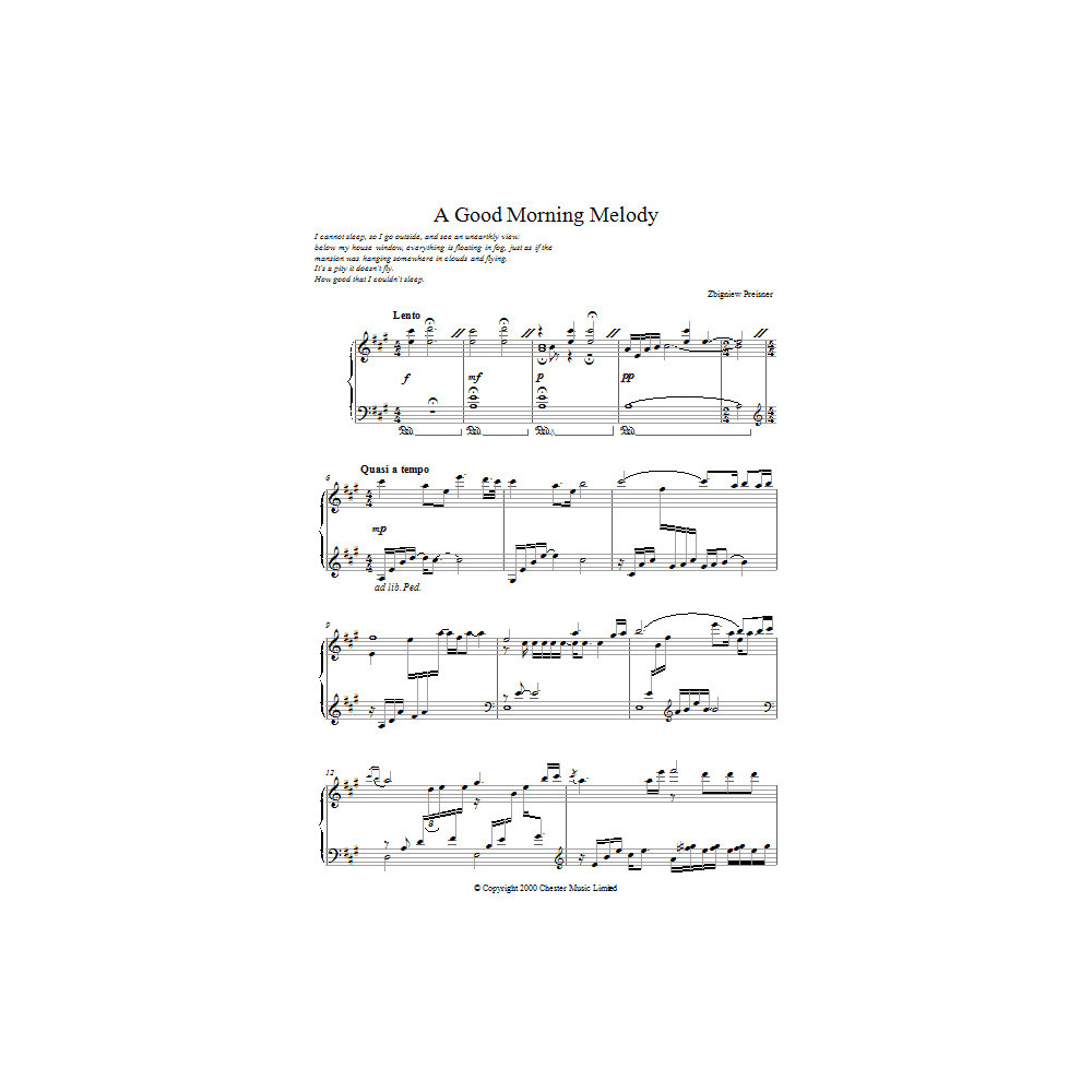 A Good Morning Melody