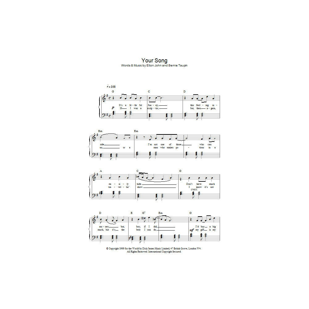 Your Song