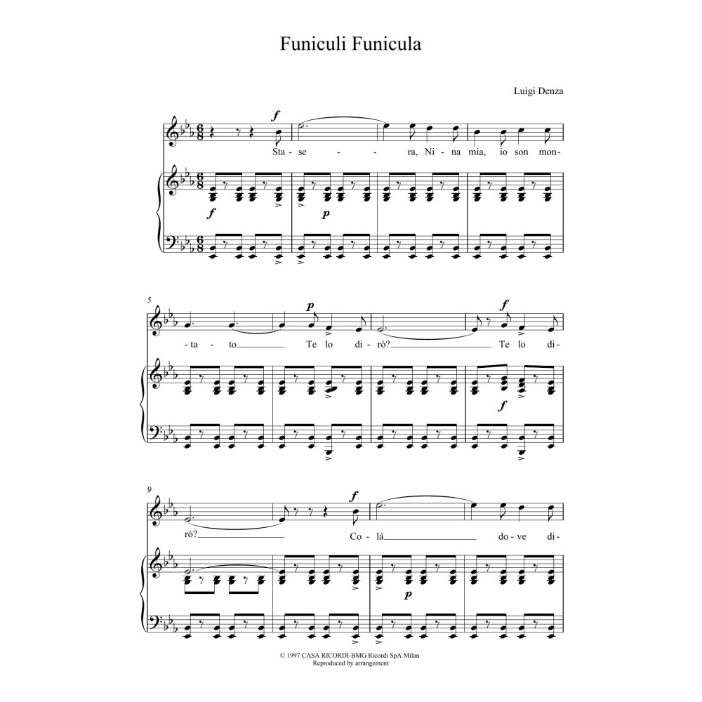 Funiculi, Funicula