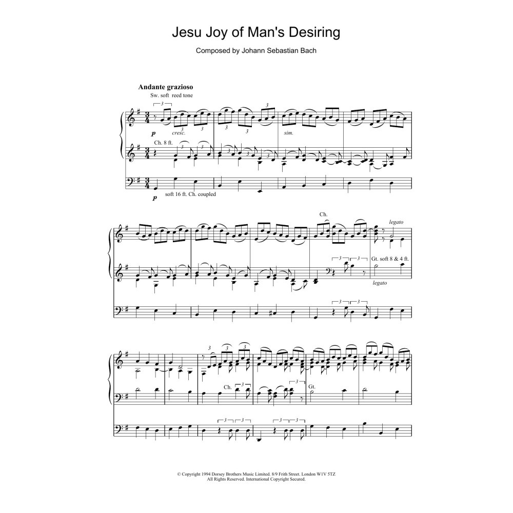 Jesu, Joy Of Man's Desiring (from Cantata 147)