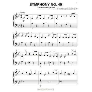 Symphony No. 40 in G Minor, First Movement Excerpt