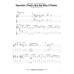 Operator (That's Not The Way It Feels)