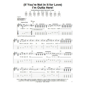 (If You're Not In It For Love) I'm Outta Here!