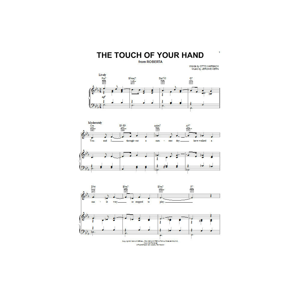 The Touch Of Your Hand