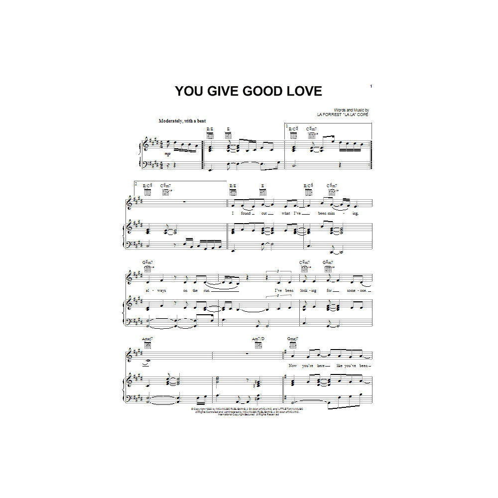 You Give Good Love