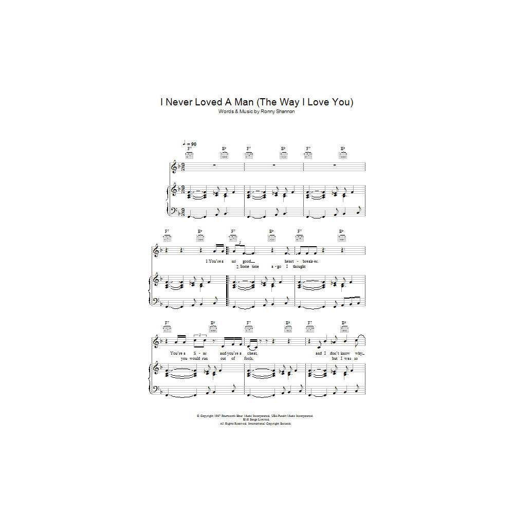 I Never Loved A Man (The Way I Love You)