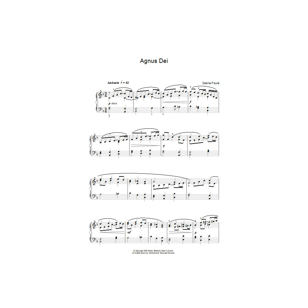 Agnus Dei (from 'Requiem')