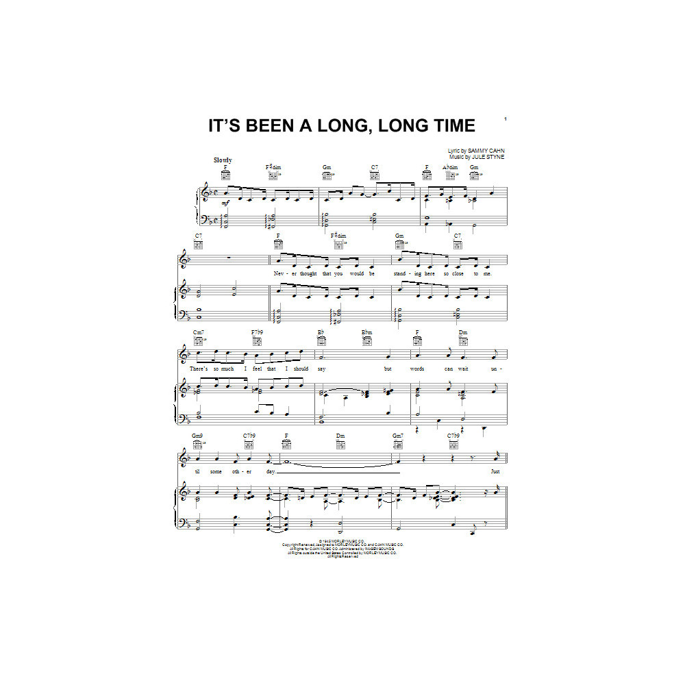 It's Been A Long, Long Time