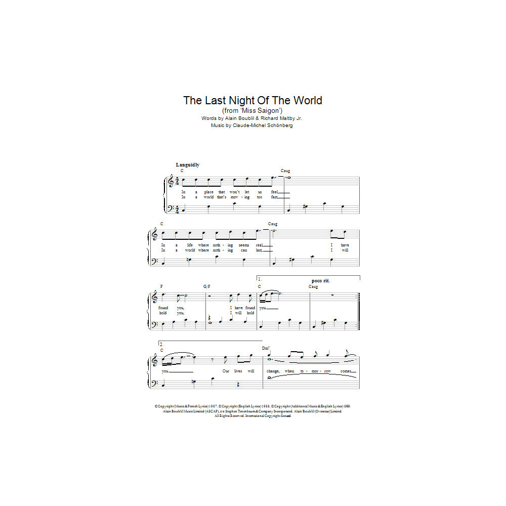 The Last Night Of The World