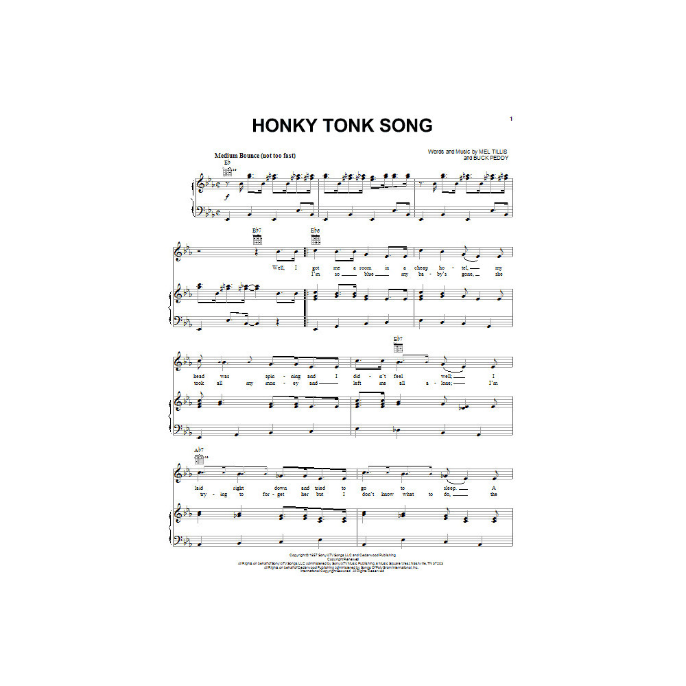 Honky Tonk Song