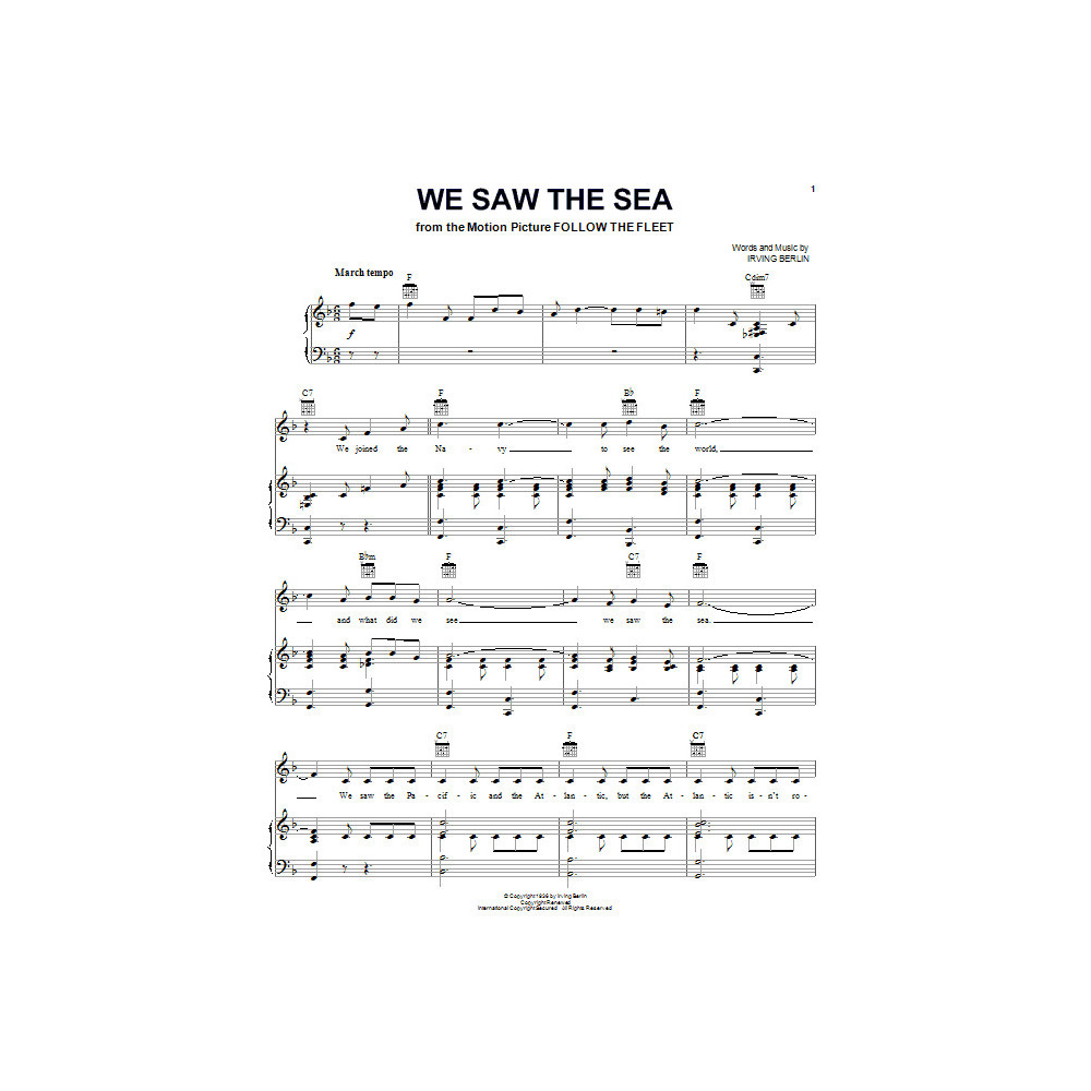 We Saw The Sea