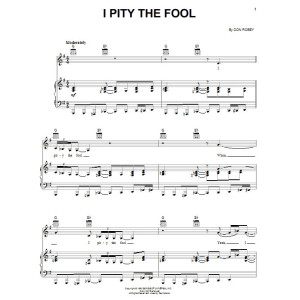 I Pity The Fool