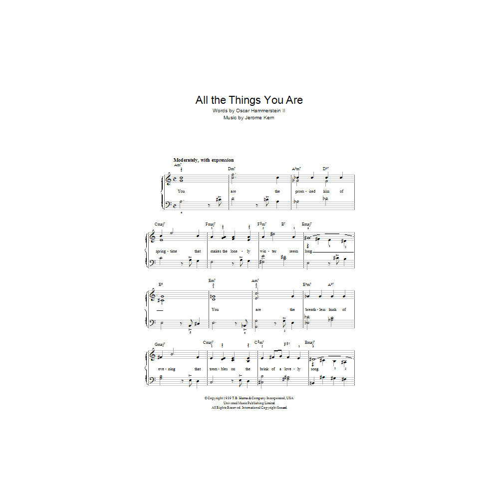 All The Things You Are