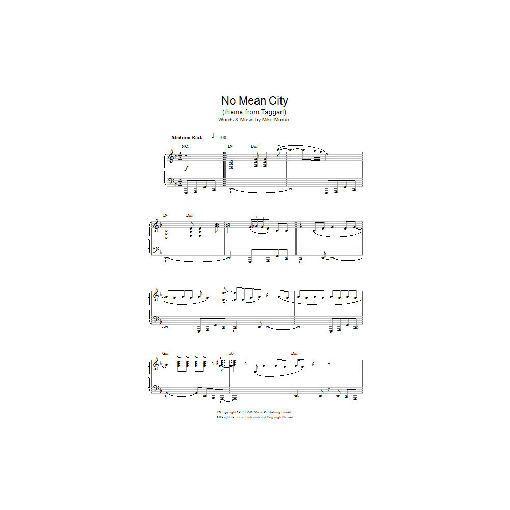 No Mean City (theme from Taggart)