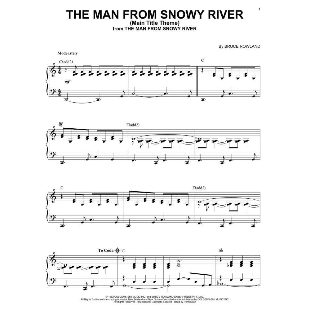The Man From Snowy River (Main Title Theme)