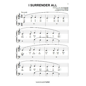 I Surrender All (arr. Phillip Keveren)