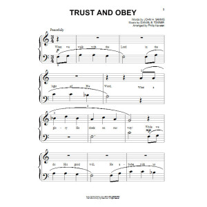 Trust And Obey (arr. Phillip Keveren)