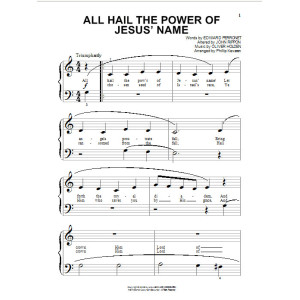 All Hail The Power Of Jesus' Name (arr. Phillip Keveren)